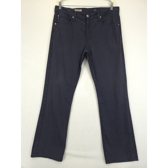 AG Adriano Goldschmied The Protege Straight Leg Pants Stretch Men 32 Navy Causal